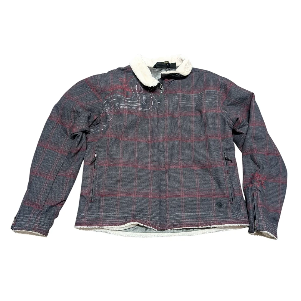 Mountain Hardwear Commotion Retro Stitched Plaid Winter Jacket Women's Large